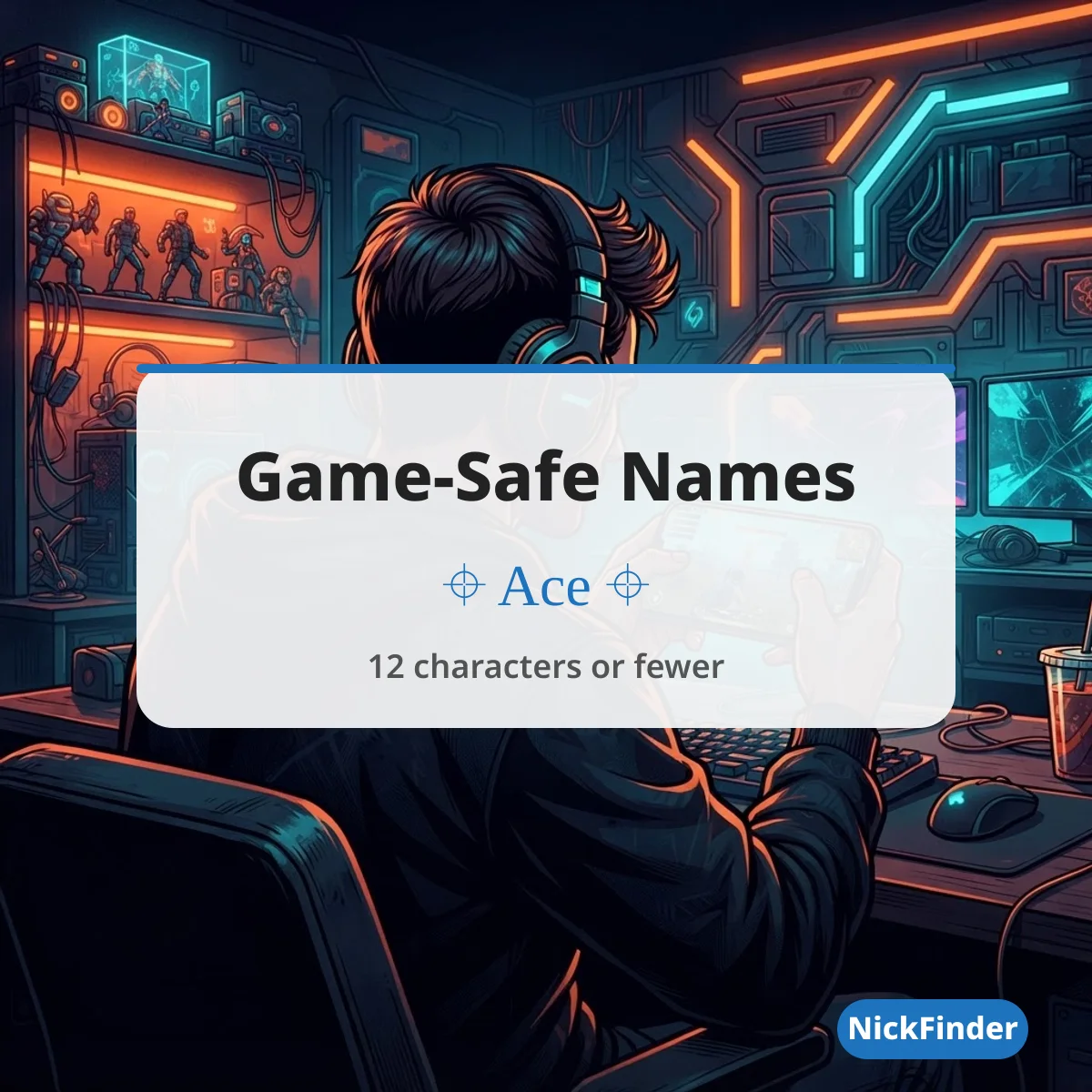 Game-safe BGMI names of 12 characters or fewer