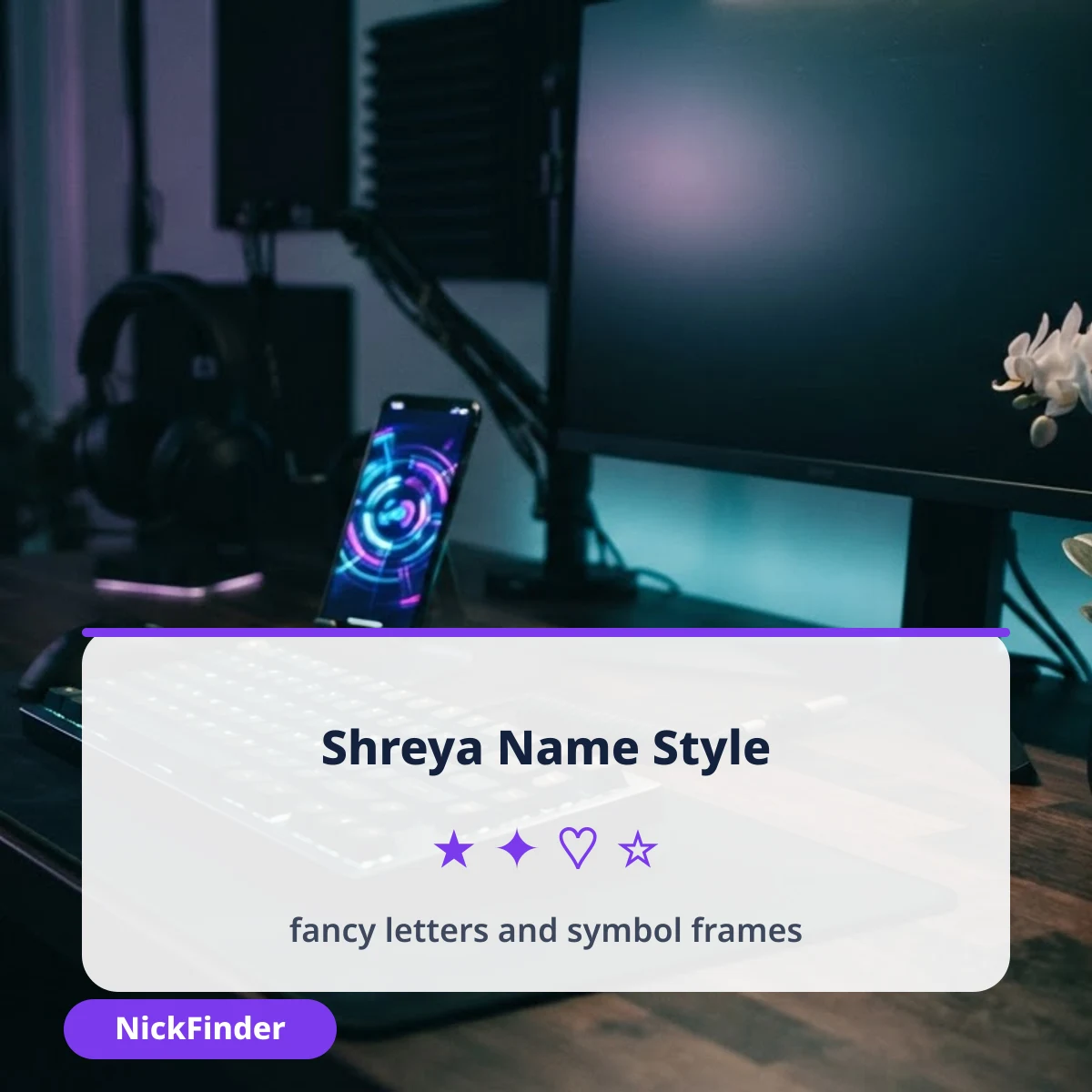 Shreya name style for Instagram with fancy letters